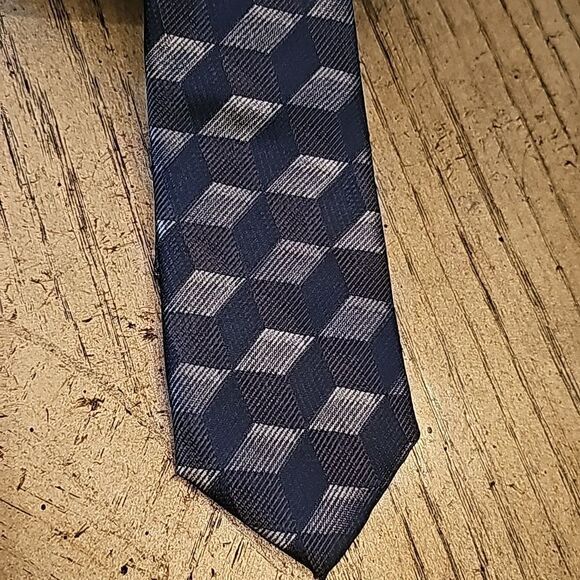 Mens Alfani tie gray silver - Picture 2 of 6